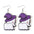 Wholesale Halloween Witch Hat Ghost Pumpkin Bat Flower Axe Book Earrings