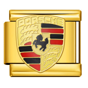 Wholesale Italian Charm Bracelet 9mm DIY Car Logo Series   Creative Stainless Steel Composable Bracelet