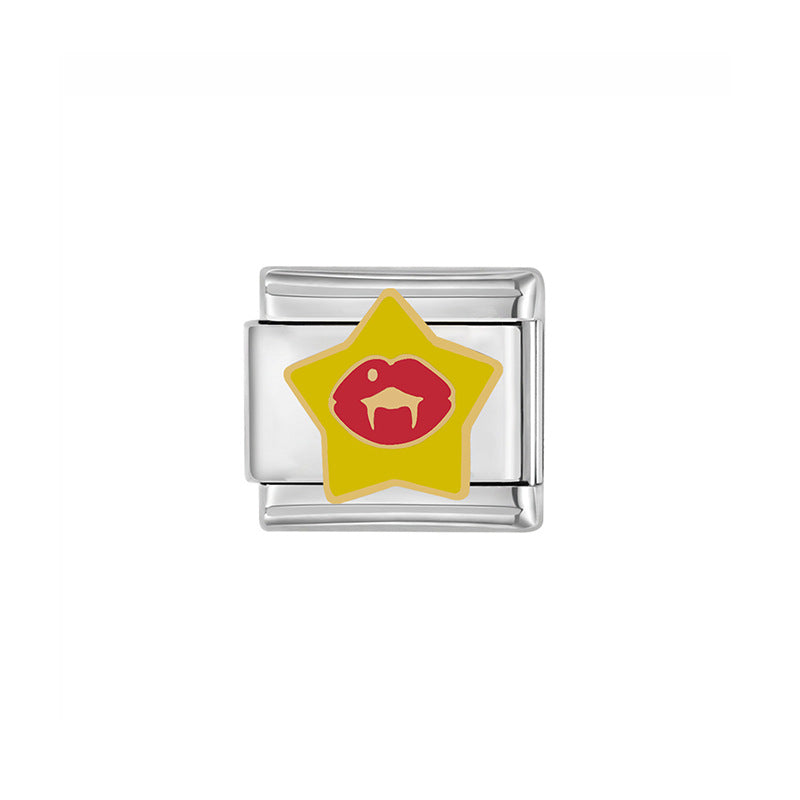 Wholesale Italian Charm Bracelet 9mm DIY Splicing Heart  Stainless Steel Composable Bracelet