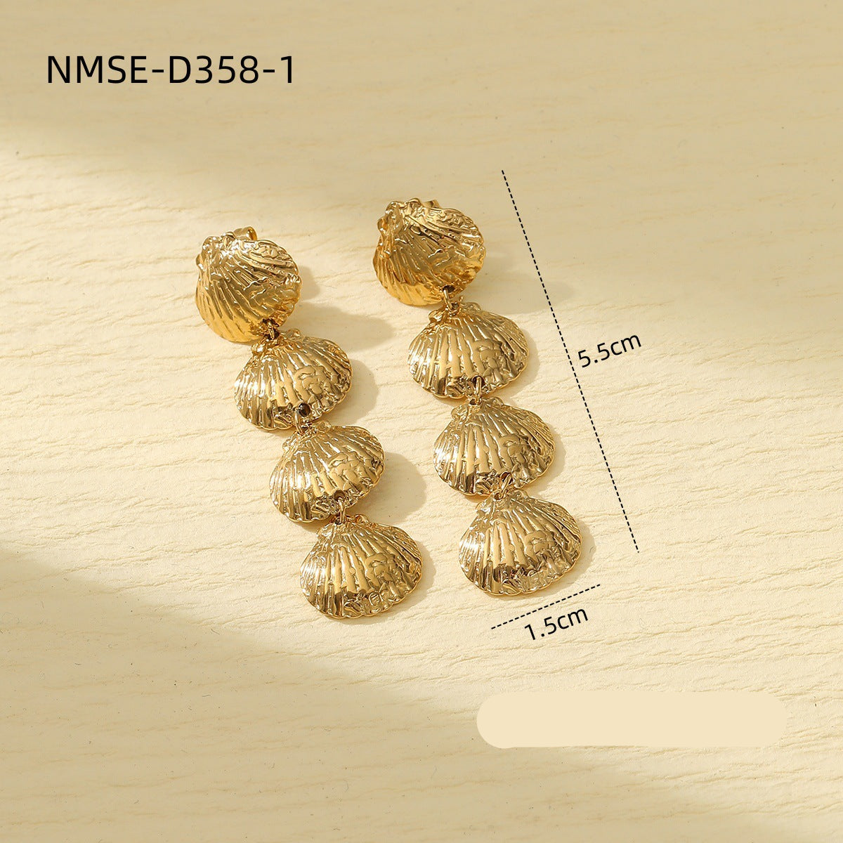 Wholesale   Light Luxury All-match Stainless Steel Stud Earrings