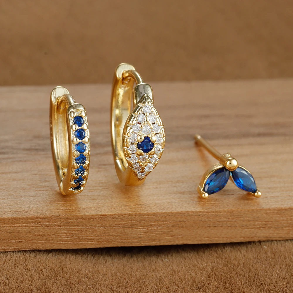 Wholesale Evil Eye Earring Set