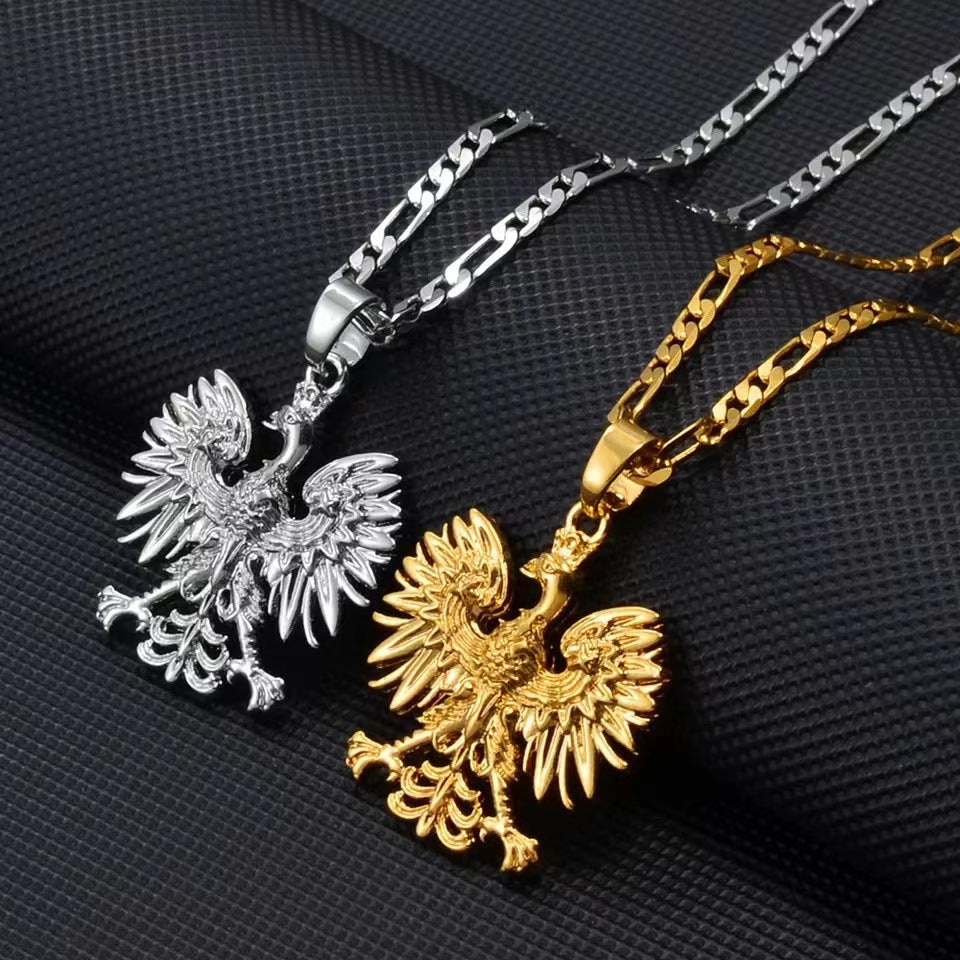 Wholesale Stainless steel  Eagle Necklace