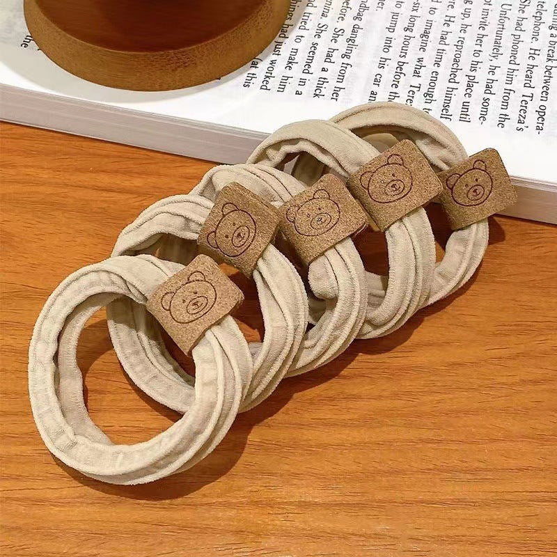 Wholesale 10pcs Bear Headband High Elastic Hair Scrunchies ACC-HS-Huidi014