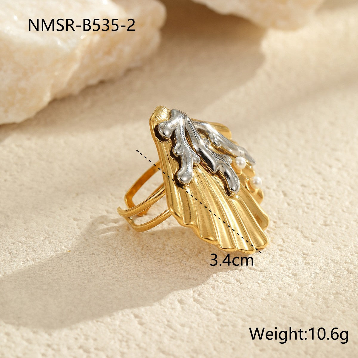 Wholesale  Metal Shell Series Stainless Steel Earrings