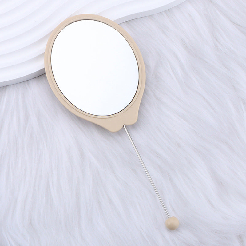 Wholesale DIY Beadable Oval Handheld Mirror,  Portable High-Definition Mirror Handheld Makeup Mirror