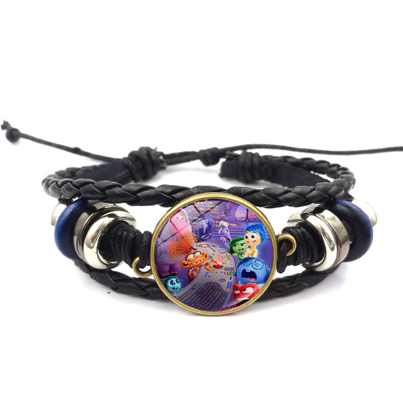Wholesale Cartoon Cute Hand-woven Faux Leather Bracelet ACCVIP-BT-HengX002