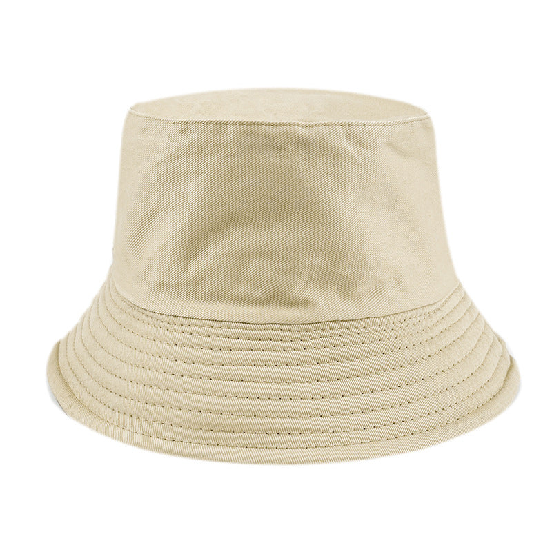 Wholesale Double-sided sun protection embroidered logo Bucket Hat