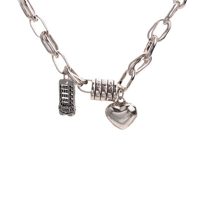 Wholesale Retro cylinder love fortune Abacus pendant bracelet