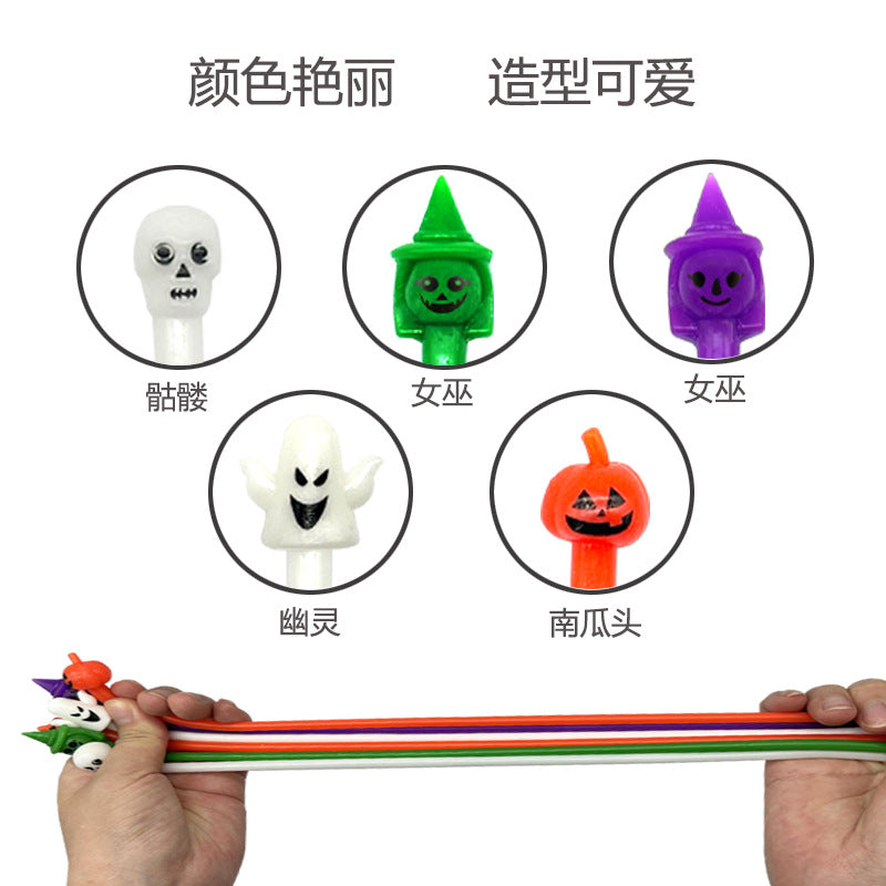 Wholesale  special tpr soft rubber venting and decompression bracelet elastic rope toy