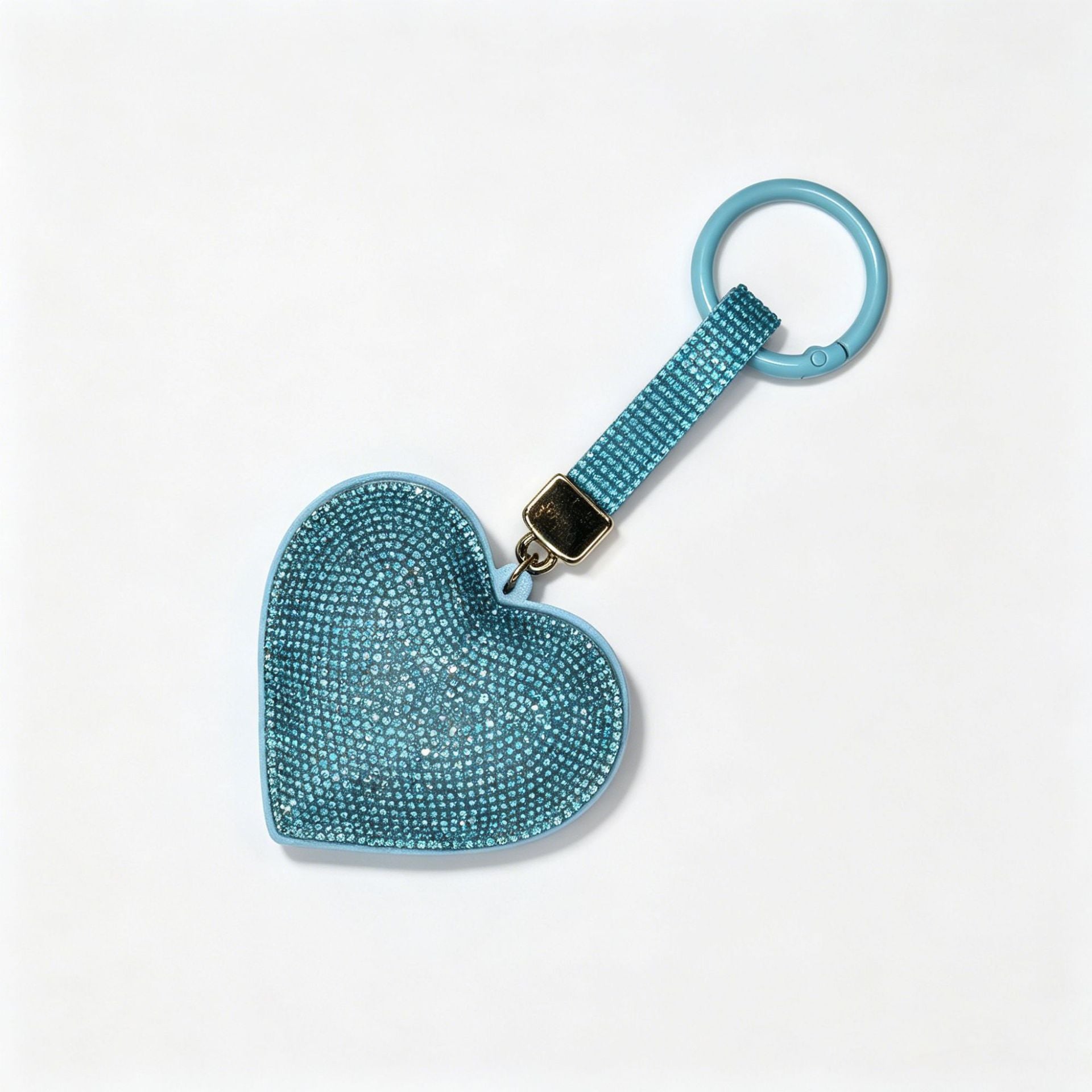 Wholesale Love Heart Crystal Keychain Bag Charm Tassel Pendant Fashion Accessory Gift