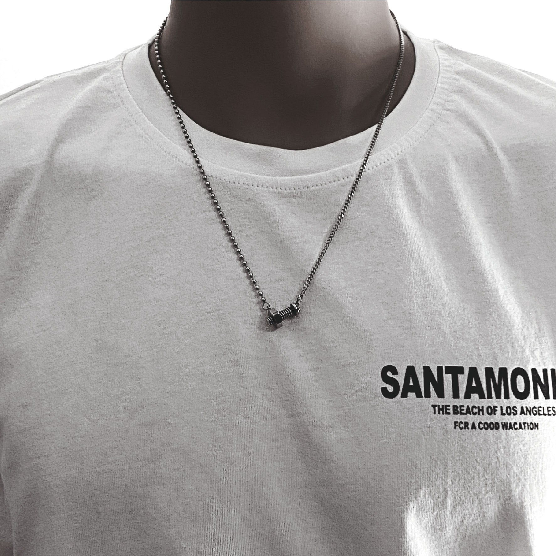 Wholesale Screw Necklaces Titanium Steel Necklace ACC-NE-Hexin002