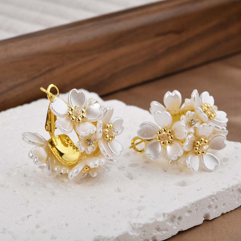 Wholesale Acrylic Flower Earrings