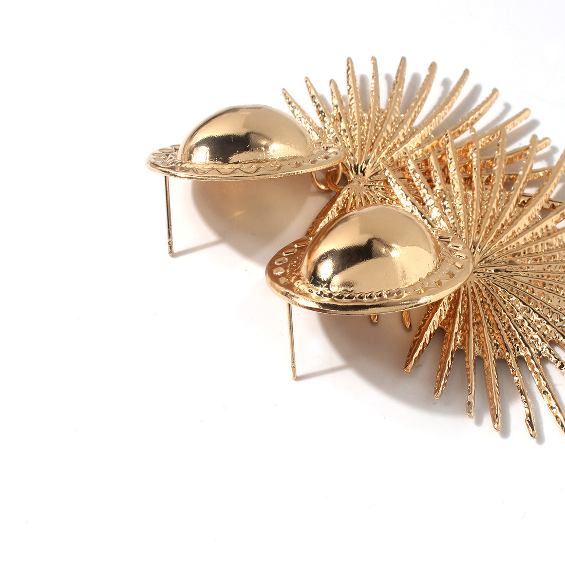 Wholesale Alloy geometric oval earrings