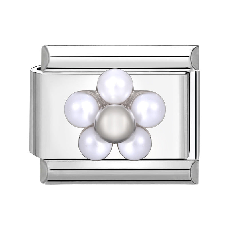 Wholesale Italian Charm Bracelet 9mm DIY Splicing Cute Creative Stainless Steel Composable Bracelet