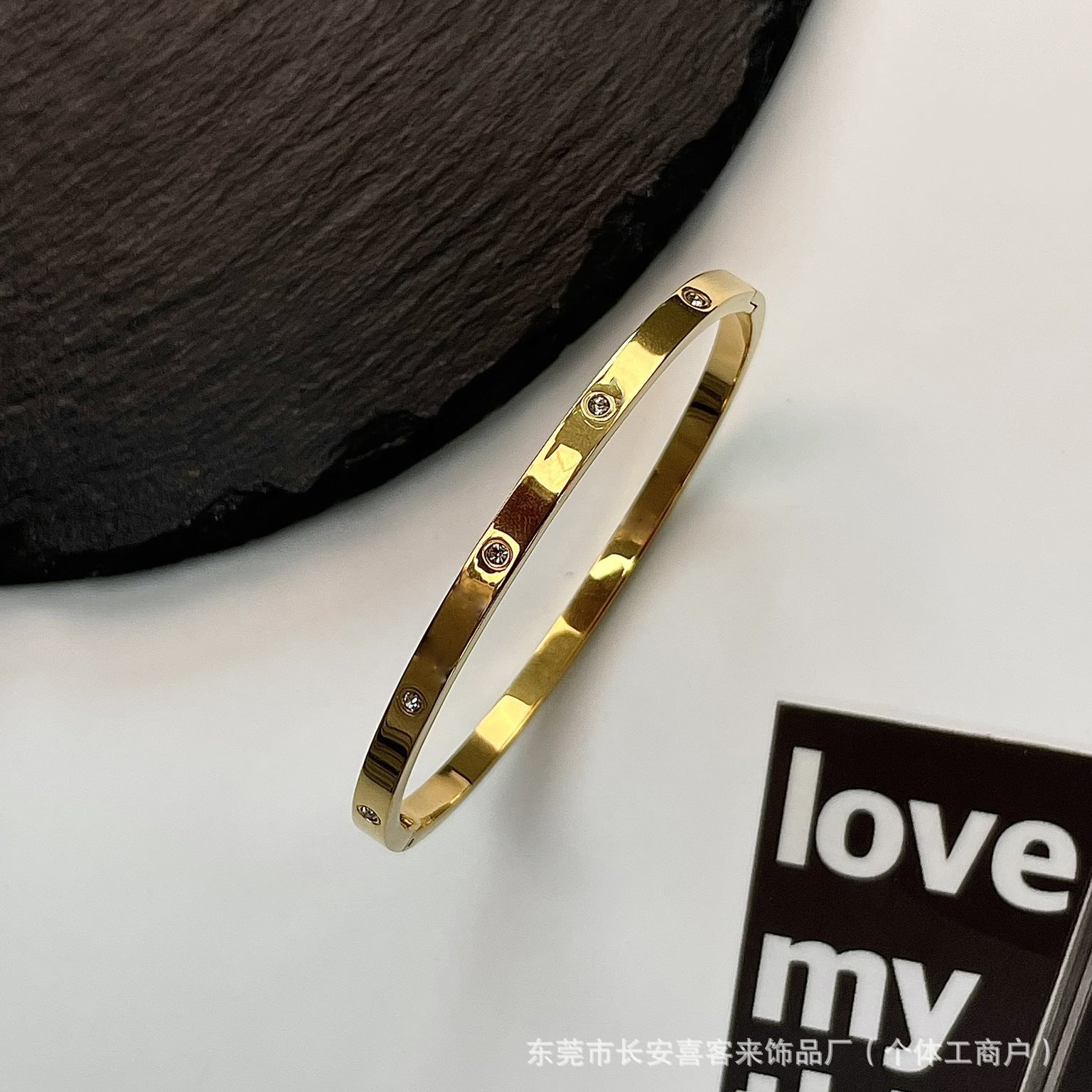 Wholesale Non-fading Titanium Steel Nail Bracelet ACC-BT-XKL002