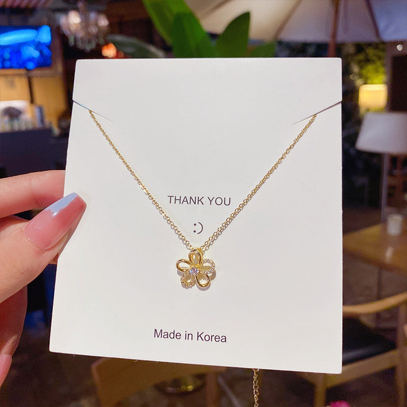 Wholesale Titanium Steel Non-fading Necklace Clavicle Chain Choker Necklace ACC-NE-Xiyue001