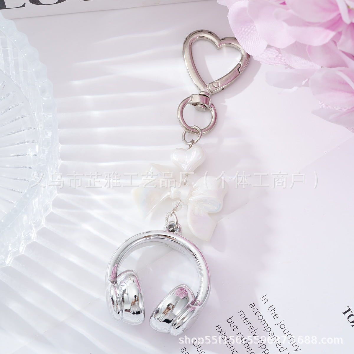 Wholesale  creative fresh 3D backpack keychain