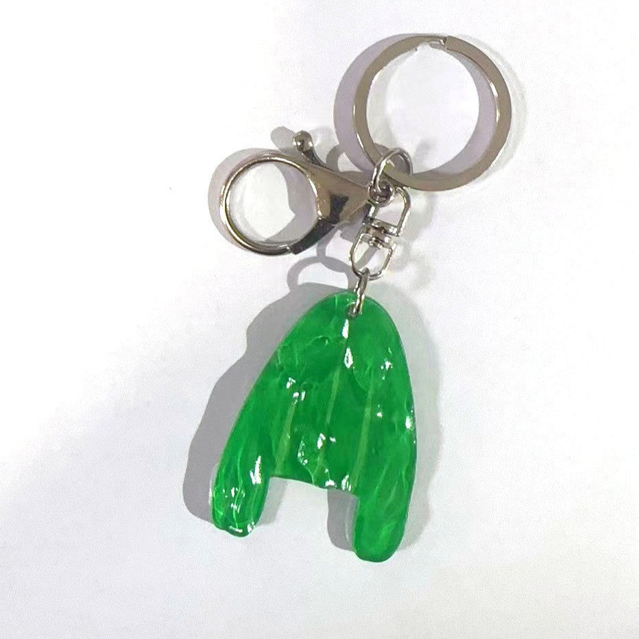 Wholesale Acrylic Water Ripple  Swimming Pool Keychain