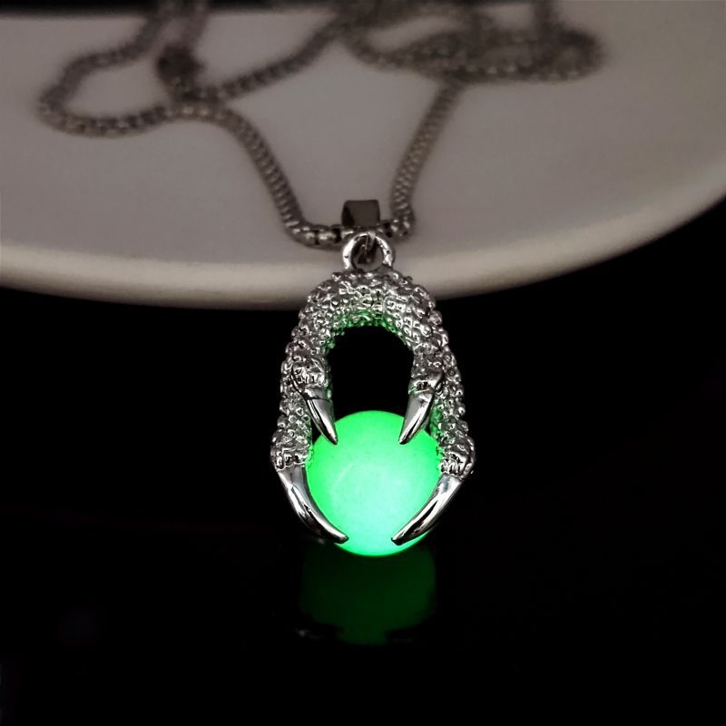 Wholesale Stainless Steel Luminous Dragon Claw  Men' s Pendant