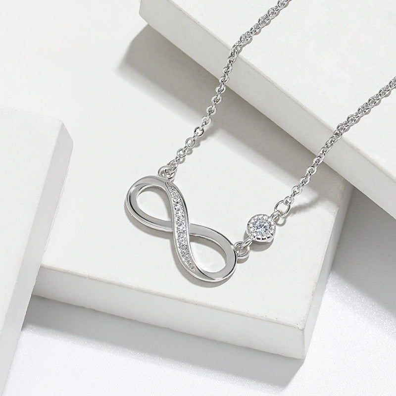 Wholesale 8-character love infinity luxury necklace