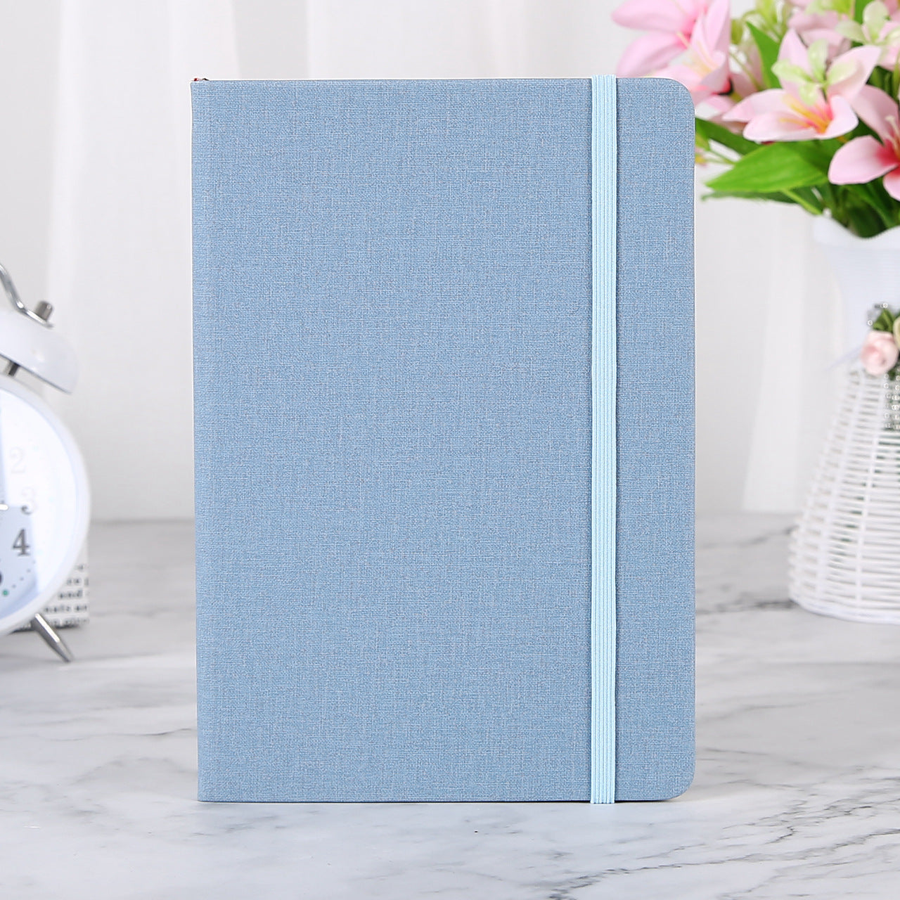 Wholesale A5 hard leather strap notebook business office PU notepad