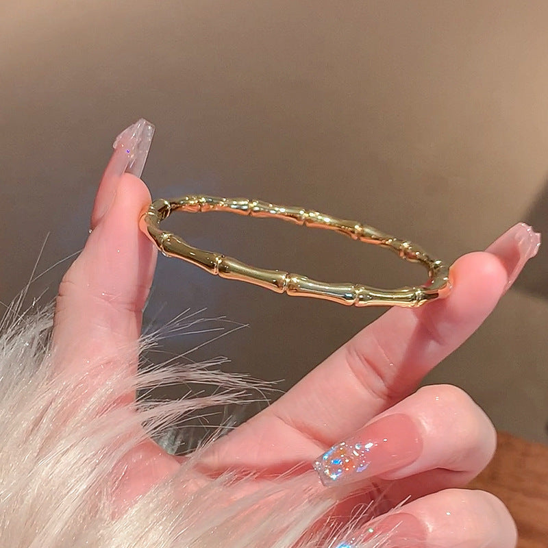 Wholesale Light Luxury Full Diamond Titanium Steel Bracelet ACC-BT-XKL003