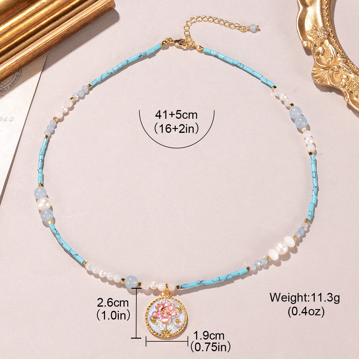 Wholesale Baroque Pearl Flower Necklace