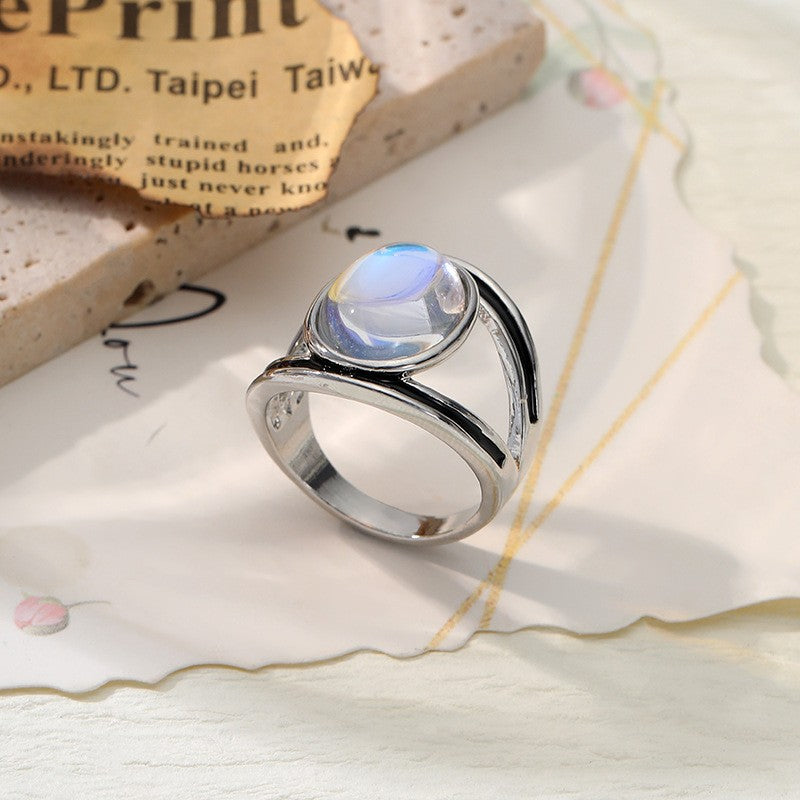 Wholesale Colorful Moonstone Bohemian Style Ring ACC-RS-YunJ015