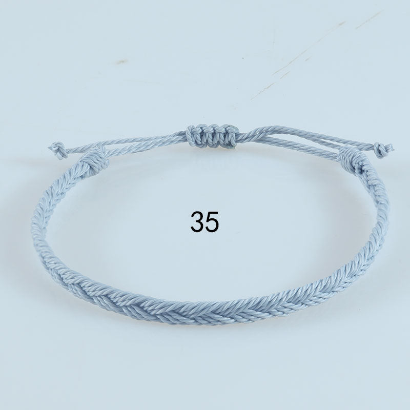 Wholesale Hand-woven rope Bohemian men' s wave bracelet