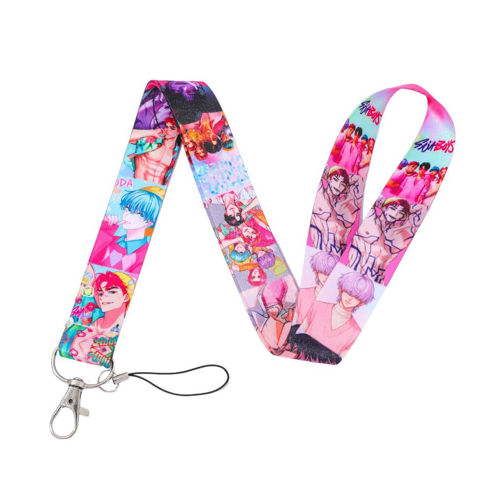 Wholesale KPOP Cartoon Phone Lanyard Neck Hanger ACCVIP