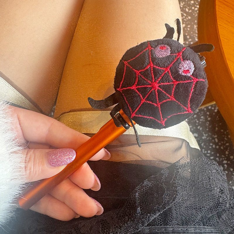 Wholesale Halloween Funny Creative Elements Plush Decorative Ballpoint Pen