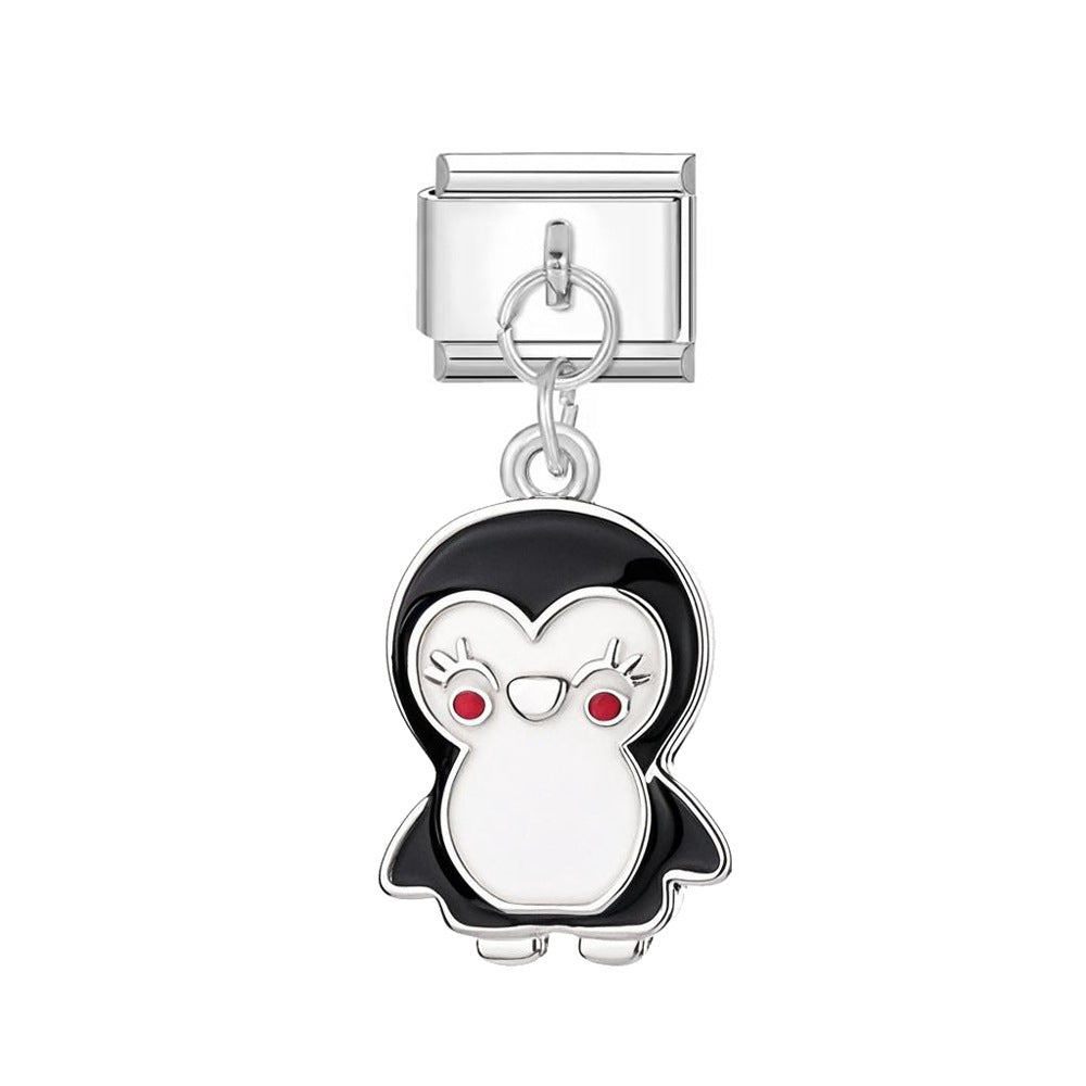 Wholesale  Italian Charm Bracelet 9mm DIY Animal Series   Creative Stainless Steel Composable Bracelet