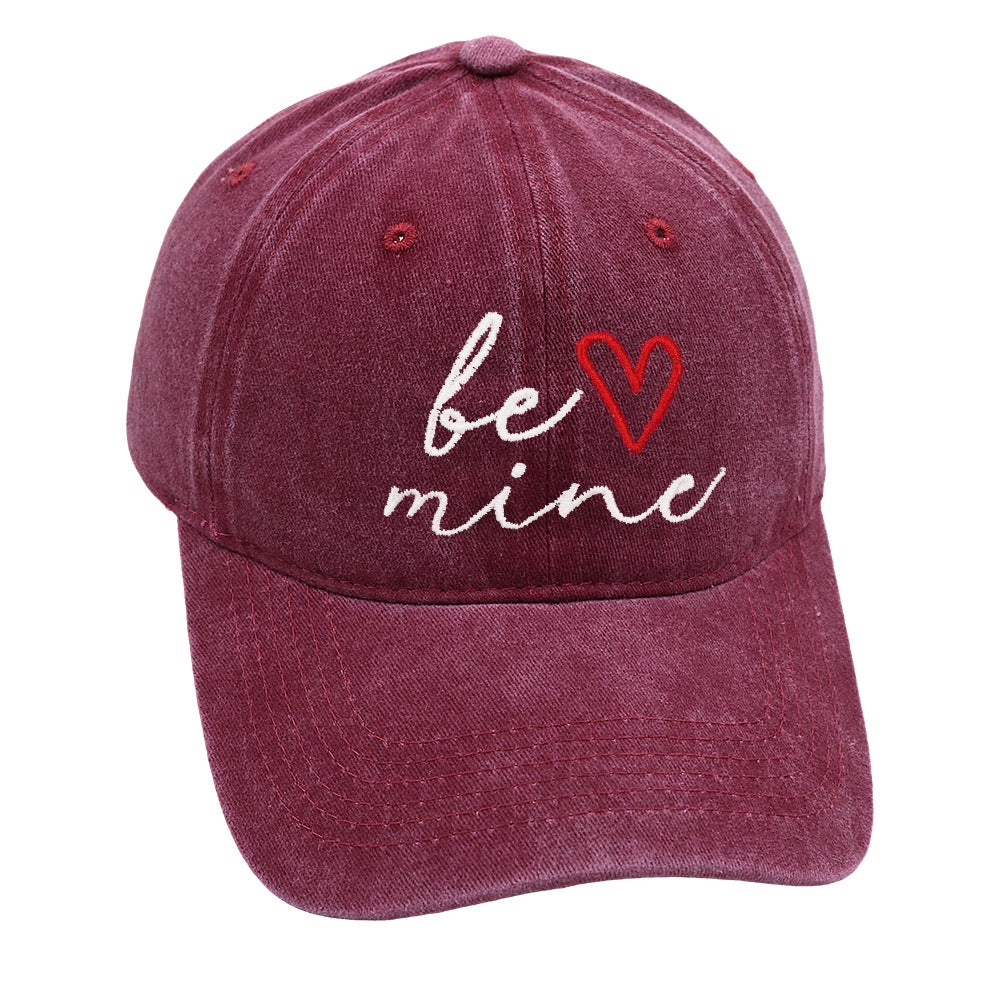 Wholesale Valentine's Day Embroidered Couple Baseball Caps