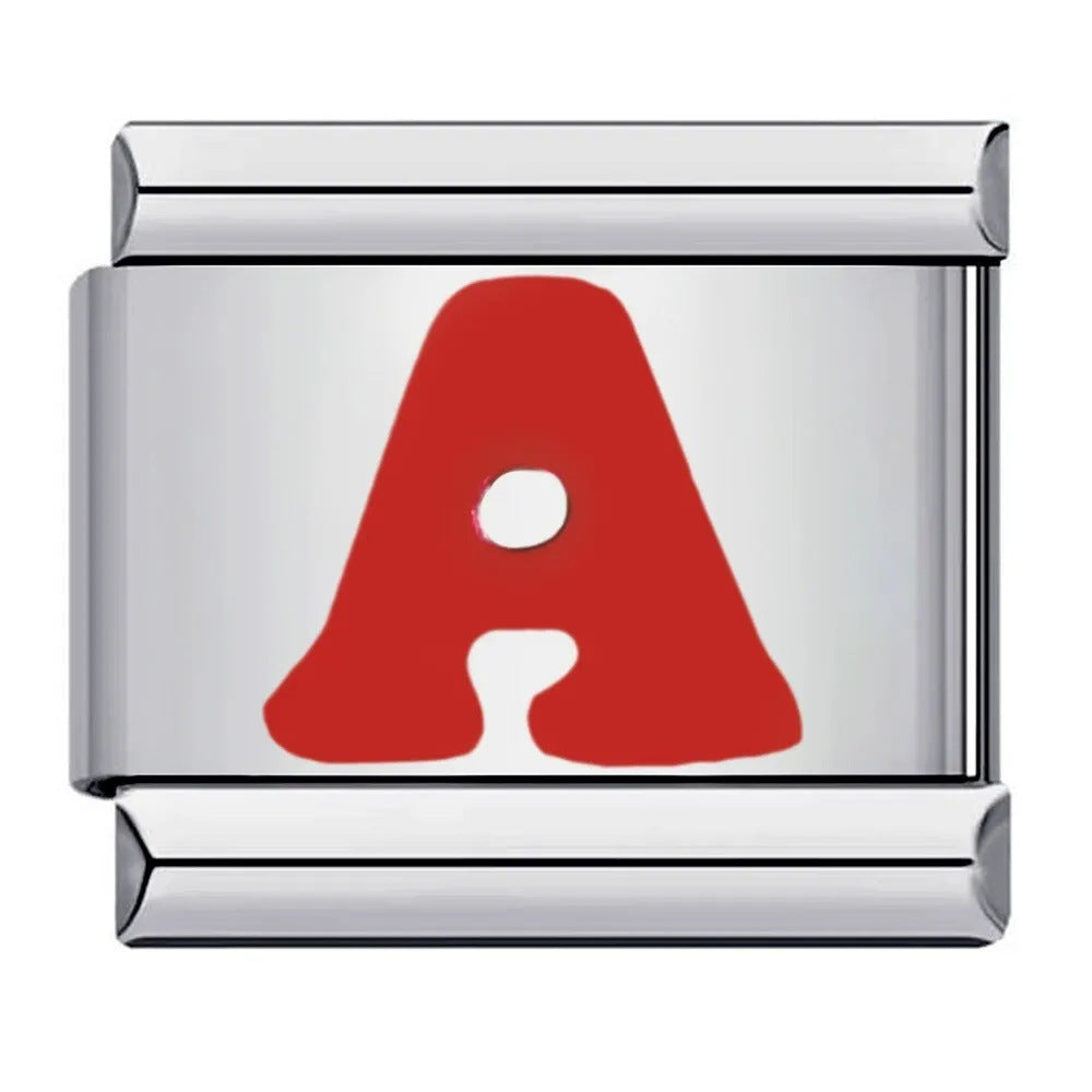 Wholesale   Italian Charm Bracelet 9mm DIY Splicing letter  Creative Stainless Steel Composable Bracelet