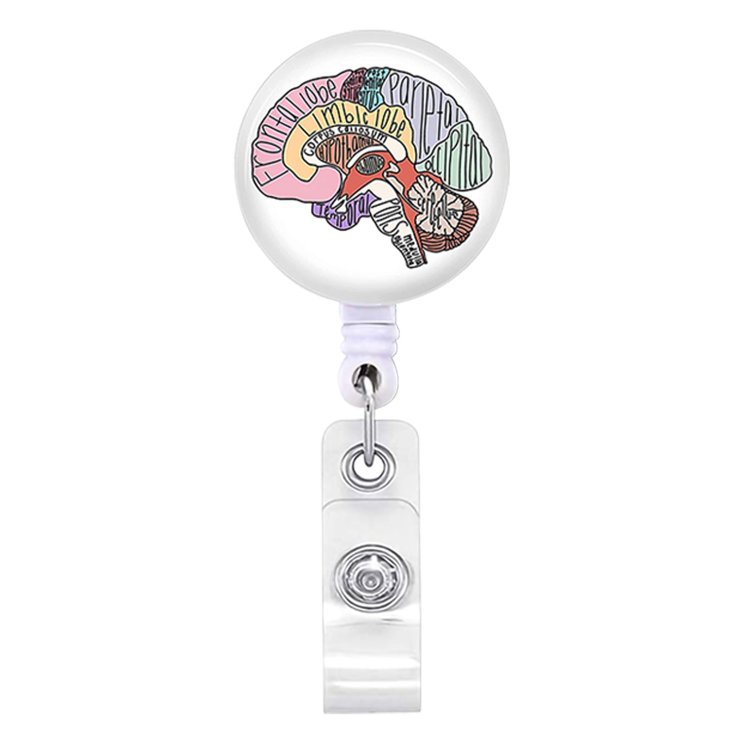Wholesale Heart Spleen and Lung Brain Badge Reels