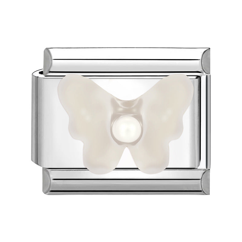 Wholesale  Italian Charm Bracelet 9mm DIY Colorful Personalized Creative Stainless Steel Composable Bracelet