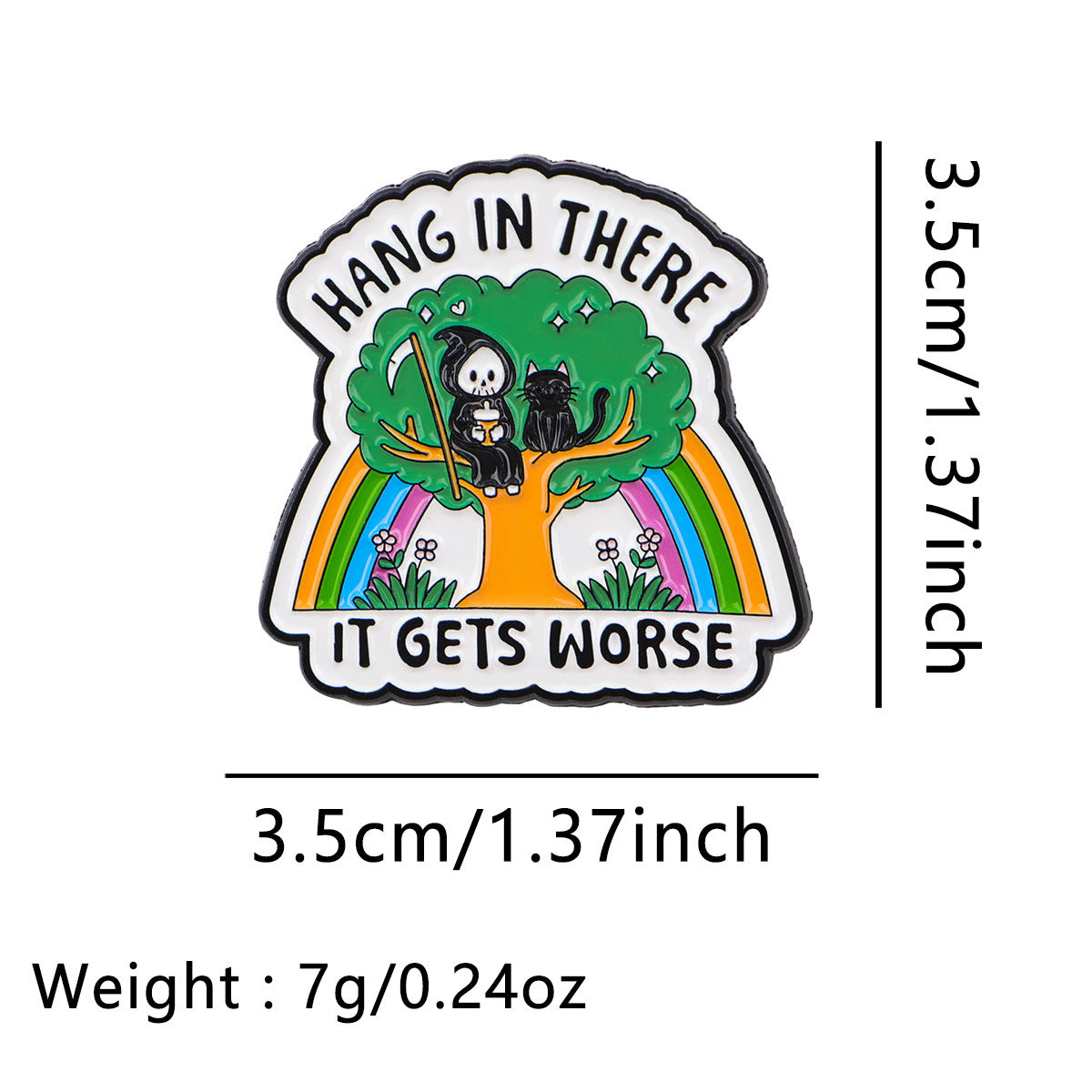 Wholesale  creative cartoon skull accessory brooch