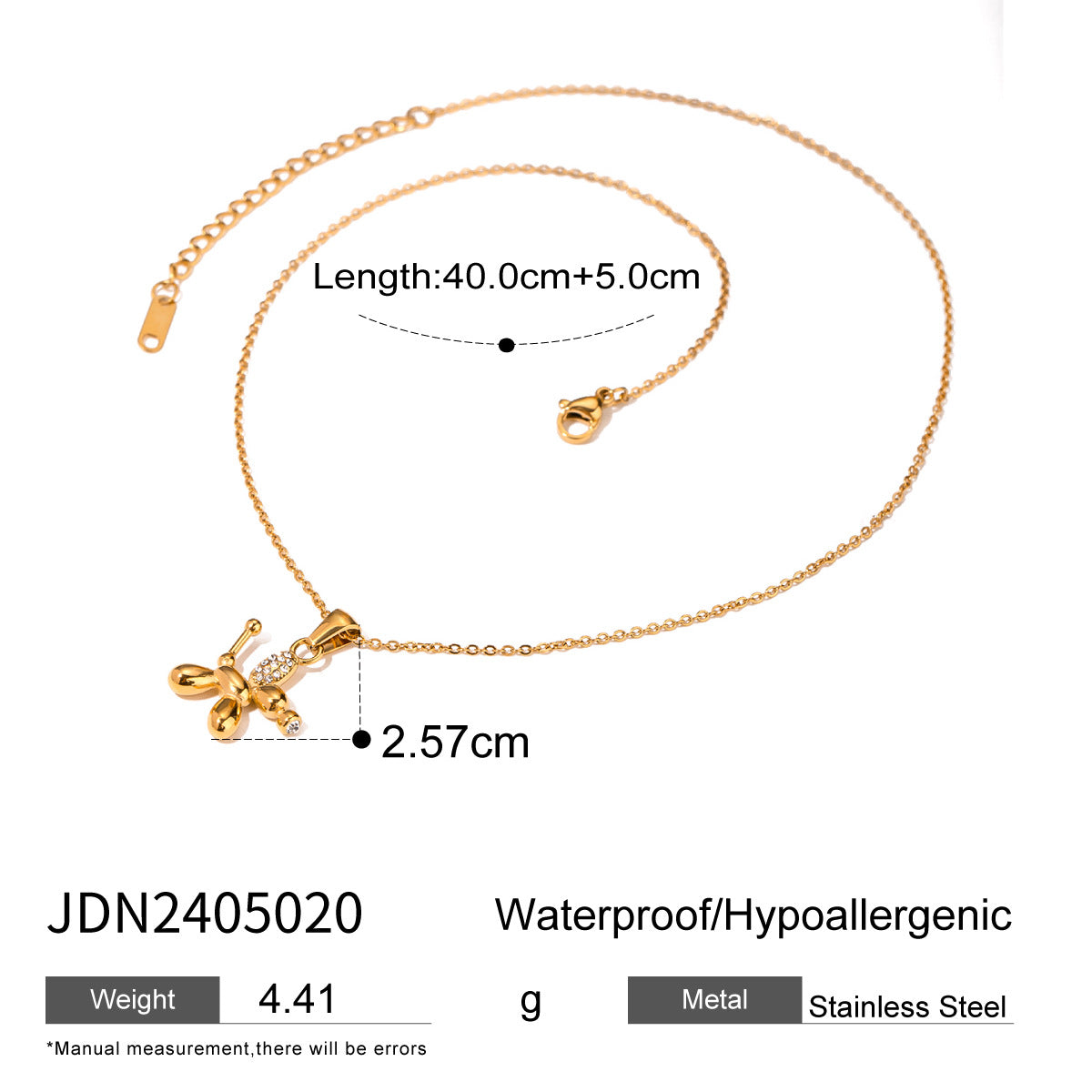 Wholesale Stainless Steel  Light Luxury High-end Collarbone Chain Necklaces