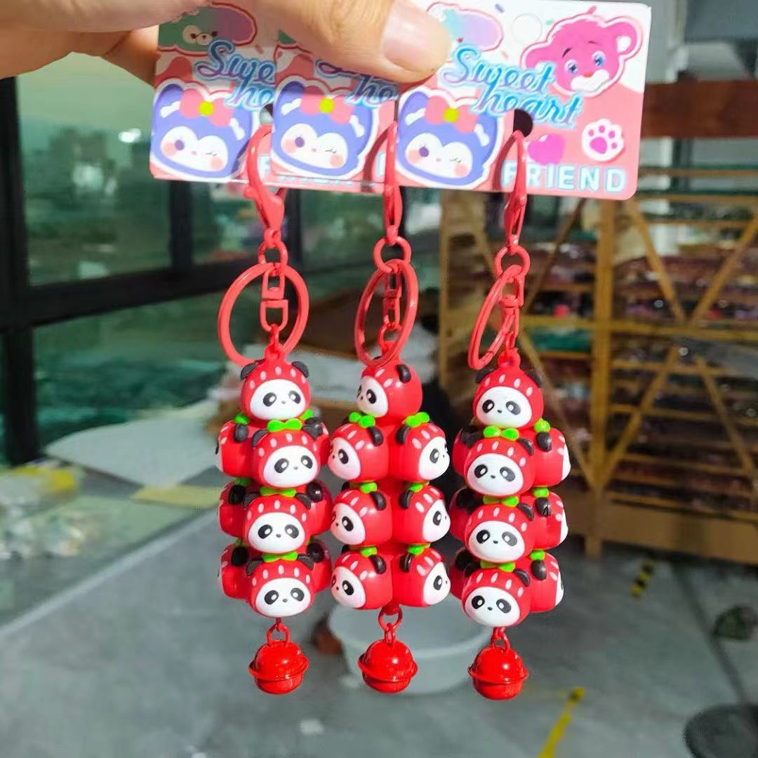 Wholesale Cartoon Pig Tower Cute Pet Monster Stacking Fun Keychain