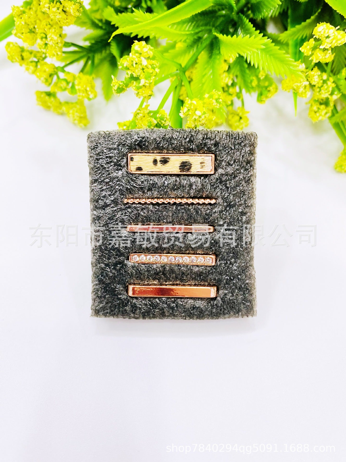 Wholesale Cross-border European and American Apple Watch strap decorative ring simple all-match fashion new decorative nail multi-layer suit