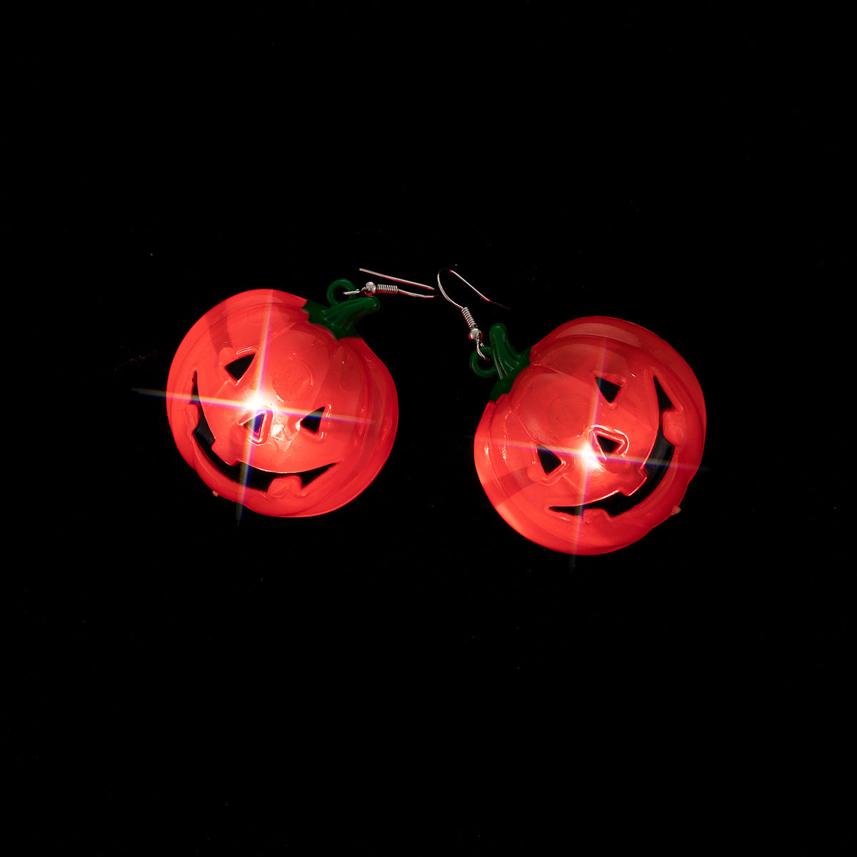Wholesale Halloween Pumpkin Ghost Cat Glowing Necklaces Earrings  ACC-NE-ChuanSha002