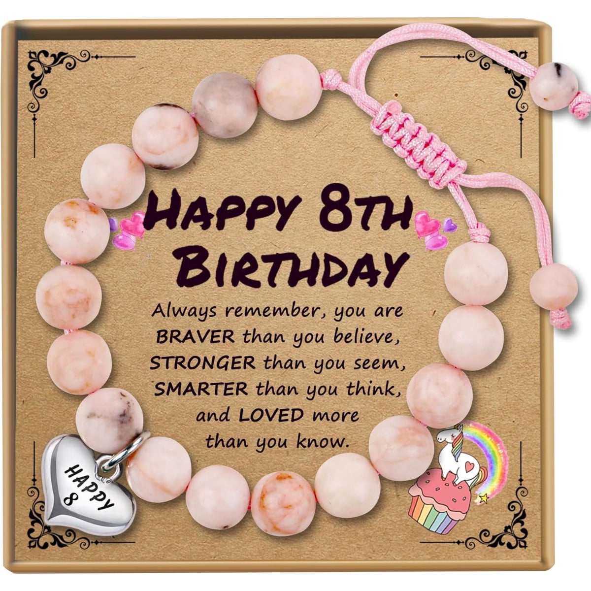 Wholesale  Pink Zebra Love Bracelet