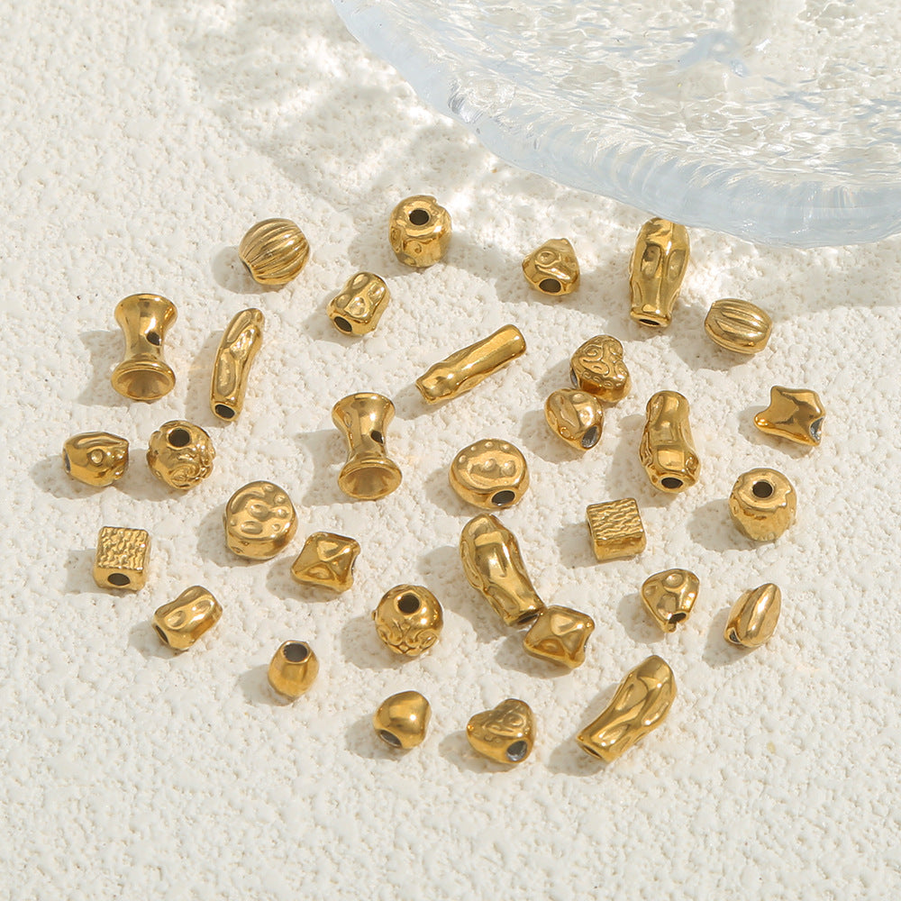 Wholesale 20pcs/pack stainless steel baroque wind beads