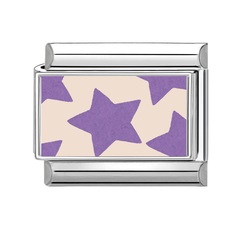 Wholesale Hearts and Love Italian Charms flowers DIY  Single Section Creative Stainless Steel Composable Bracelet