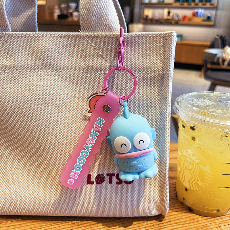 Wholesale Cartoon Cute Fish PVC Soft Glue Keychain Creative Keychain ACCVIP-KC-HangLi006