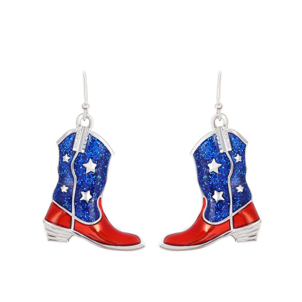 Wholesale  Independence Day Flag Series Earrings