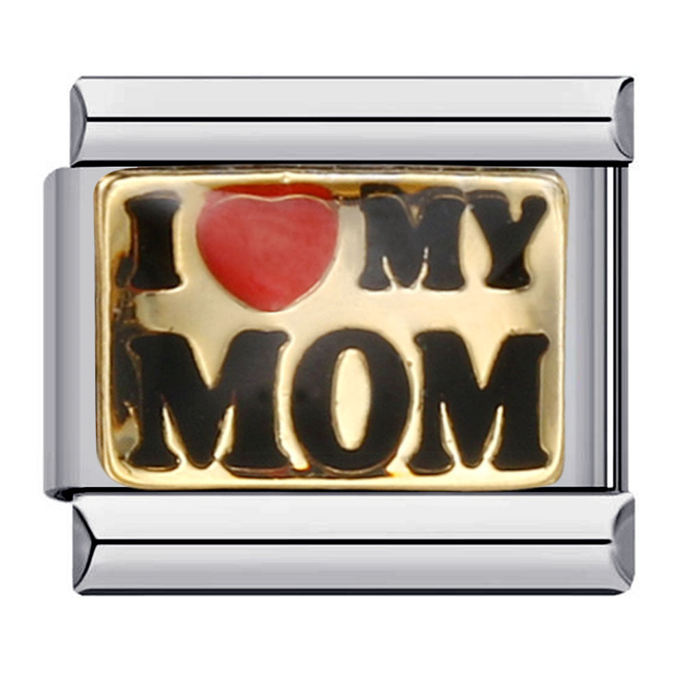 Wholesale  Italian Charm Bracelet Welded Gold Plated Oil Drop DIY ElasticStainless Steel Composable Bracelet