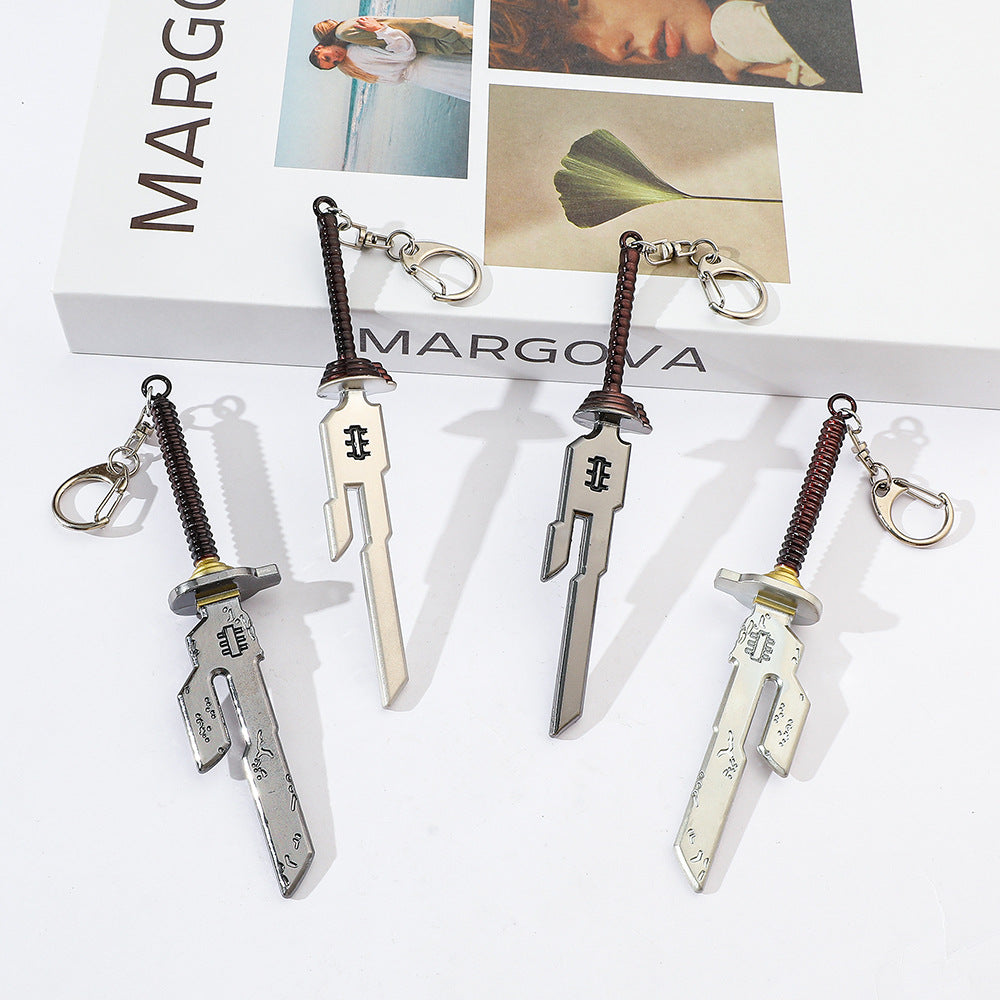 Wholesale Weapon Metal Pendant Keychains