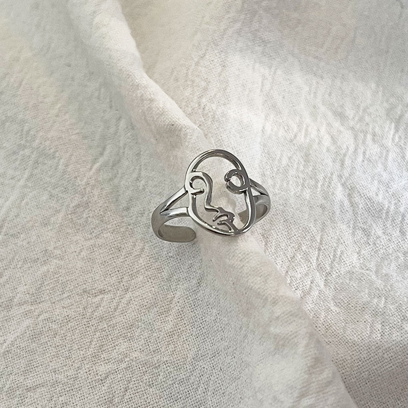 Wholesale stainless steel open facial makeup ring