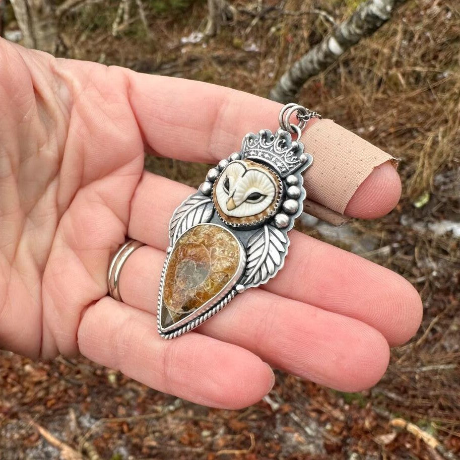 Wholesale Bohemian Retro Owl Fashion Pendant Necklace